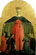 Piero della Francesca, madonna della misericordia, central panel of the polyptych of the misericordia